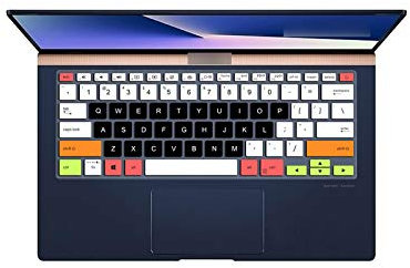 Keyboard cover Keyboard Protector for Asus Zenbook 14 UX431FA UX431FN UX431F UX431FL UX431 FA FN FL UX 431 14 Inch Laptop Keyboard Skin Cover Candyblack