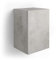 MOBILI FIVER, Iacopo Würfelwandschrank mit Tür, grauer Beton, Made In Italy