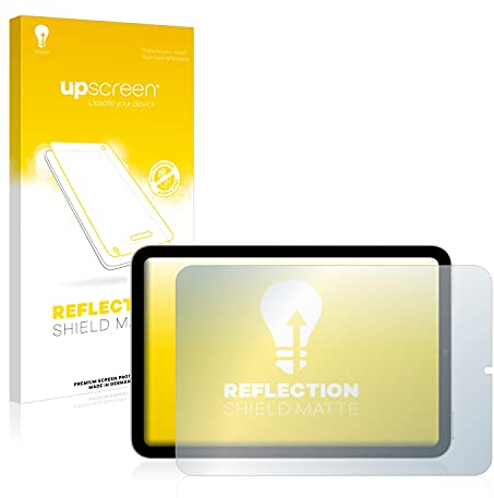 upscreen Entspiegelungs-Schutzfolie für Apple iPad Mini 6 2021 (im Querformat, 6. Gen.) Displayschutz-Folie Matt [Anti-Reflex, Anti-Fingerprint]