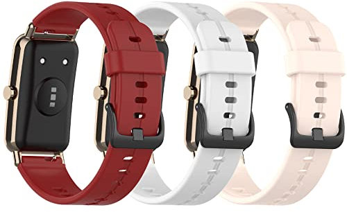 MIJOBS Ersatzarmband Kompatibel mit Huawei Watch Fit Mini Armbänder Sport Fitness Armband Wasserdichtes und Atmungsaktives Silikonarmband für Huawei Watch Fit Mini Armband