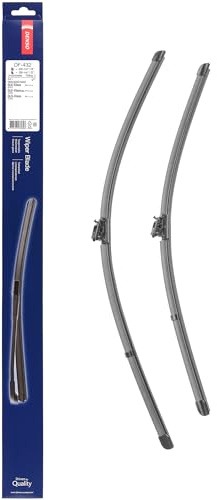 DENSO Flachwischer-Set DF-432 (650/550 mm, Linkslenker): Zwei leise, langlebige Wischer mit aerodynamischem Design. OEM-Qualität, breite Kompatibilität, 2 Jahre Garantie.