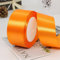 ZHIHUI Satinband Orange 40mm, 22 Meters Dekoration Geschenkband Fein Schleifenband, Stoffband für Luftballons, Hochzeit, Taufe und Geburtstag Geschenke Der Valentinstag Verpackung von Geschenken