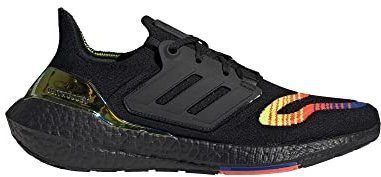 adidas Herren Ultraboost 22 Laufschuh, Core Black/Core Black/Power Blue, 42 EU