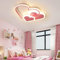 Kinderzimmerlampe LED Deckenleuchte Kinderzimmer Deckenlampe Modern 3 Herz Design Acryl-schirm Kinder Mädchen Junge Schlafzimmer Deko Decke Lampe Dimmbar Wohnzimmer Küchen Esszimmer Bad Flur