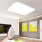 UISEBRT 72W LED Deckenleuchte Dimmbar Modern Deckenlampe mit Fernbedienung Ultraslim Flimmerfreie LED Lampe für Schlafzimmer Wohnzimmer Küche - Silber