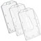 vgggrd 3 Pcs Porte Badge Transparent, Porte-Cartes en PC Plastique dur, Vertical et Horizontal, Cartes Porte-Badge pour Clé De Proximité, Carte De Crédit, Nominatif et Carte D'identité