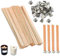 20 Stück Kerzendocht aus Holz mit Holzdochte für Kerzen Holz Kerze Docht Kerzen Dochte Natürliche Umweltfreundliche Holzdochte für Kerzenherstellung DIY Handwerk 13 x 130mm
