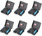Hsupez Battery Case of 6, GoPro 9/10 Hero Compatible, Plastic Storage Boxes with Memory Card Slot, Black