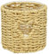 CONCORD HOME & INTERIOR Windlicht Herz | Seegras mit Glaseinsatz | Teelichthalter Kerzenhalter | 11,5 cm