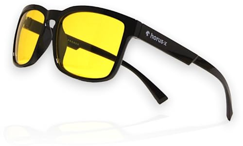Horus X ® • Lunette Conduite de Nuit Verres TAC Polarisés | Lunette Anti Eblouissement Conduite Anti Reflets