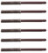 10 supporti sospesi nascosti, 10 x 100 mm, supporti nascosti, robusti supporti invisibili, scaffali sospesi, per fai da te, per piscine da parete personalizzate