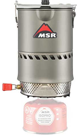 MSR Reactor Winddichtes Camping- und Rucksack-Herdsystem, 1,0 l, Version 2024