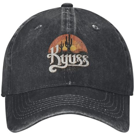 Kyuss Sunset 1987 Queens Baseballmütze Unisex Teenager Sonnenfeste Hip Hop Hüte Sommer Casual Jagd Camping Snapback Cap