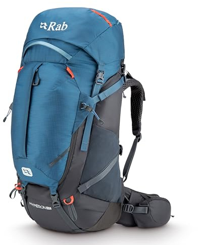 Rab Hyperon 65L Backpack - Orion Blue/Anthracite - L/XL | Comfortable Hydration Pack, for Backpacking, Trekking, & Hiking
