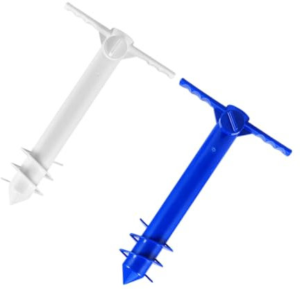 BESPORTBLE Lot De 2 Supports De Parasol De Camping Robustes avec Ancre De Sable pour Parasol De Plage Extérieur