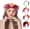 LOPHE Künstliches Blumen Haarreifen, Braut-Kunstblumen, Geeignet für Damen, Hochzeit, Strand, Urlaub, Party, Strand(B)