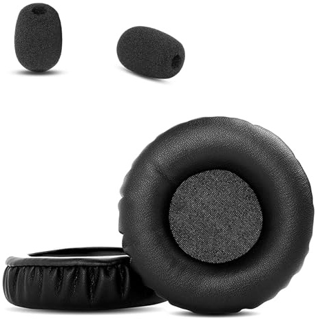 H570e Ohrpolster, HAIZEEN Ohrpolster kompatibel mit Logitech H570e kabellosen Stereo-Kopfhörern Ohrpolster Ersatzkissen (Proteinleder/Memory Foam)