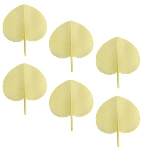 ANDRESLAD Abanicos De Mano De Verano 6pcs Abanico De Plástico Decoración Accesorio De Fotografía