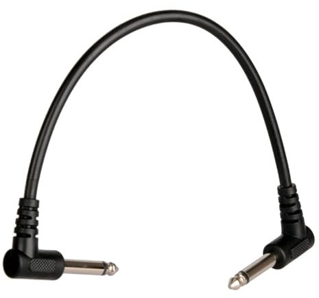 Oshhni Guitar Cable Line 1/4 Instrument Audio Guitar Links for Loudspeaker Systems Effect Pedal Plate, 1Pcs