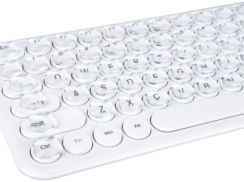 72 Pcs Raised Keyboard Stickers, Ultra Clear Artificial Crystal Raised Keycap with Transparent Adhesive Bubble Reusable Nail Art Typing Glass Sticker for Computer Laptops PCs Desktops (Cat Shape)