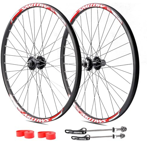 26/27.5/29 Mountainbike-Laufradsatz Felgen Aus Aluminiumlegierung 32H MTB-Laufrad Vorne/hinten Schnellspanner 100/135 Mm Scheibenbremsnabe Für 7-12-fach-Kassette(27.5'')