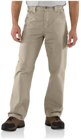 Carhartt Men's Loose Fit Canvas Utility Work Pant, Tan, 34W x 32L
