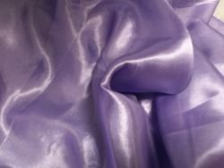Satin Stoff HELL Flieder Meterware