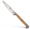 Güde Solingen - Cuchillo mechador forjado, 10 cm, madera de briccole, ALPHA-BRICCOLE DI VENEZIA - doble virola, Hecho a mano en Alemania