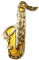 Saxophon Musik Instrument Emaille Qualität Revers Badge