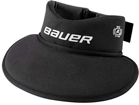 Bauer Senior NG NLP8 Core Neck Guard Lätzchen, Schwarz