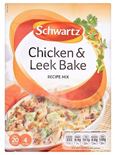 Schwartz Chicken & Leek Bake Recipe Mix (35g) - Pack of 6
