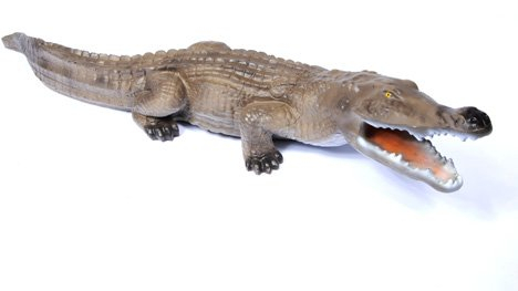 Franzbogen - Krokodil; Ziel BZW. Zielscheibe für den Bogensport, Bogenschießen, Pfeil und Bogen, Armbrust Sport, aus hochwertigem langlebigen Material in 3D