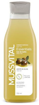 MUSSVITAL Essentials, Gel de Baño, Avena, 750 ml