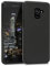 kwmobile Hülle kompatibel mit Samsung Galaxy A8 (2018) Hülle - weiches TPU Silikon Case - Cover geeignet für kabelloses Laden - Schwarz matt