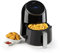 Klarstein AirVital - Friggitrice ad Aria, Friggitrice, AirFryer, 1300W, Capacità 2,5L, Frittura Senza Grassi, Cottura alla Griglia, 8 Programmi, Rivestimento CeraPlus-Antiaderente, Nero