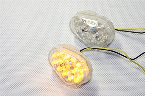 LED-Blinker Kompatibel mit Kawasaki Zx6R Zx7R Zx9R Zx10R Zx12R Zzr600, klar