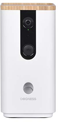 DOGNESS T03WH Smart Cam Treater - App Control with Camera, Microphone and Speaker, White, 1 Count (Pack of 1)