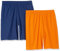 Amazon Essentials Short à Coupe Ample en Textile Technique Haute Performance (Grandes Tailles Disponibles) Homme, Lot de 2, Bleu Marine/Rouge Tomate, L