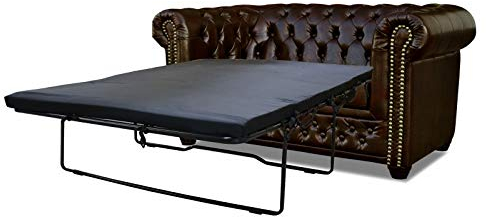 JVmoebel Chesterfield Sofa York 2 Sitzer mit Bettfunktion Couch Polster Sofas Couchen Neu