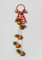 SHATCHI Campanas Colgantes Doradas/Plateadas con Cinta, Bayas y piñas para Puerta de Pared, decoración de Navidad para Fiestas de Navidad – 46 cm/27 cm, Rojo rústico, 46 cm
