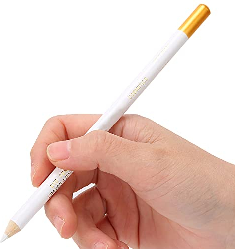Barbierstift Bartstift, professionell, Bart, Füller, Haushalt, Bart, Bleistift, Futter, Gestaltungswerkzeug für Männer (weiß)