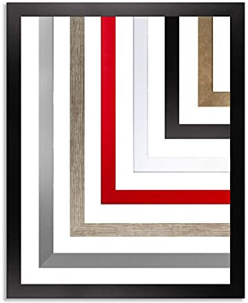 myposterframe Rahmen 70 x 105 cm Maia Bilderrahmen MDF Schwarz matt mit Kunstglas klar 1 mm