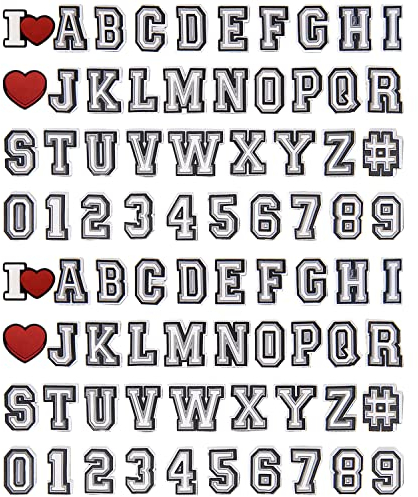 74+4 Pack Letter Decoration Charms 0-9# Number, Alphabet ABC-Z Characters, DIY for Boy Girl Teens Men Women and Adults