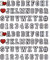 74+4 Pack Letter Decoration Charms 0-9# Number, Alphabet ABC-Z Characters, DIY for Boy Girl Teens Men Women and Adults