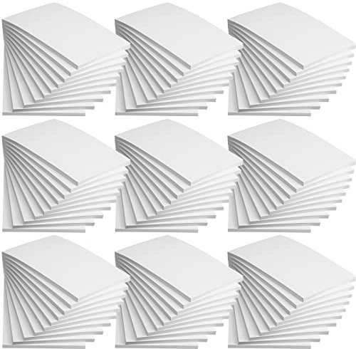 Fainne Notizblöcke aus Papier, 7,6 x 12,7 cm, Weiß, blanko, Schreibblock, Notizblock, Notizblock, für Kellnerbuch, To-Do-Do-Einkaufsliste, kleines Notizbuch, Restaurant, Scheckbuch, Weiß, 60 Stück