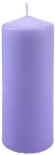 VFM - Scented Pillar Candle (15cm Tall), Candles Gifts for Women, Home Décor, Fragrant Wax Candles (Lavender)