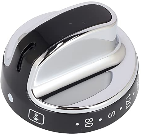 sparefixd for New World Cooker Main Bottom Oven Control Knob Black Chrome