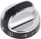 sparefixd for New World Cooker Main Bottom Oven Control Knob Black Chrome