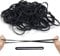 Elastic Bands 100Pcs Rubber Bands 100x5mm Heavy Duty Rubber Bands Natural Strong Elastic Bands for Stationary Stretchable Black Bands for Home School Office Workshop Accessories