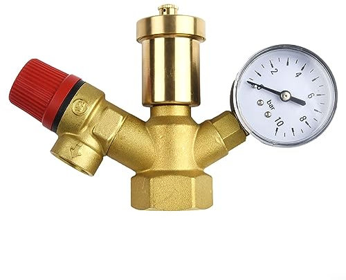 Valvola del gruppo di sicurezza, gruppo di sicurezza della caldaia 1Inch 3 Antivari alla valvola a sfera del gruppo di sicurezza 50KW 1 filettatura interna